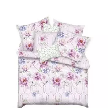 КПБ Peony дуэт, размер 200x215 см, 145x210 см - 2 шт, 50x70 см - 2 шт