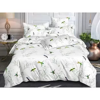 КПБ Pure Cotton дуэт, размер 220x240 см, 145x215 см-2 шт, 50x70 см-2 шт, 70x70 см-2 шт