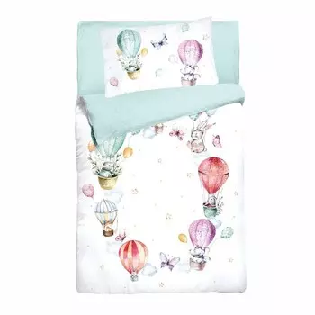 КПБ ясли «Облачко», размер 100x150 см, 115x147 см, 40x60 см