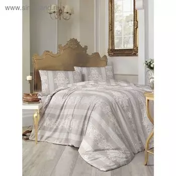 КПБ RANFORCE NOBBY 2 сп, размер 240 х 260, 200 х 220 см, 50 х 70 - 2 шт., цвет коричневый