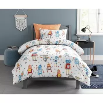 КПБ Robots 1,5 сп, размер 150х214 см, 143х215 см, 70х70 см