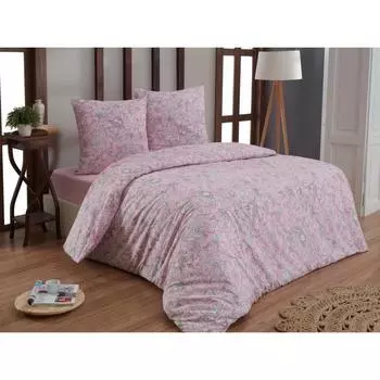 КПБ Rosina евро, 220x240 см, 200x220 см, 70x70 см - 2 шт, цвет розовый