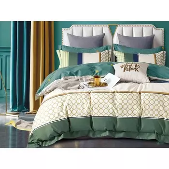 КПБ Satin de Luxe 2 сп, размер 230x240 см, 180x210 см, 70x70 см-2 шт