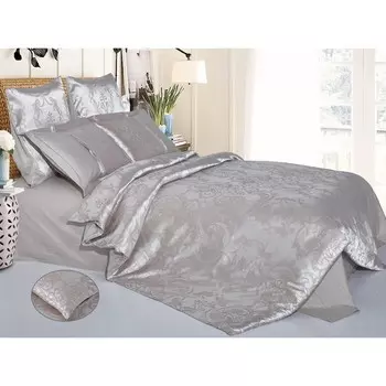 КПБ Satin Jacquard дуэт, размер 230x250 см, 150x215 см-2 шт, 50x70 см-2 шт, 70x70 см-2 шт