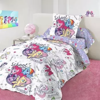 Постельное бельё 1.5 сп School, размер 150x215 см, 145x210 см, 50x70 см