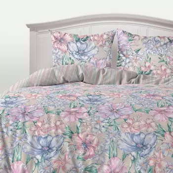 КПБ «Шармэль» евро, размер 220x240 см,215x220 см, 70x70 см - 2 шт