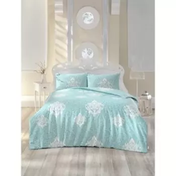 КПБ Snazzy евро, 240х260 см, 200х220 см, 50х70 см-2 шт.. цвет ментол, ранфорс