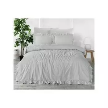 КПБ Stonewash евро, размер 240x260 см, 200x220 см, 70x70 см - 2 шт., 50x70 см - 2 шт., цвет белый