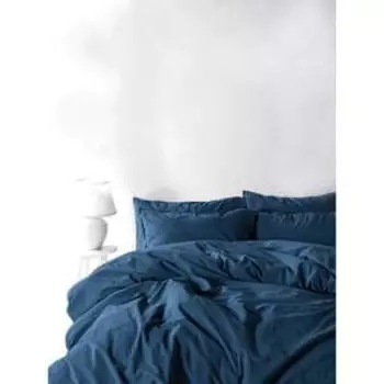 КПБ Stonewash евро, размер 240x260 см, 200x220 см, 70x70 см - 2 шт., 50x70 см - 2 шт., цвет синий