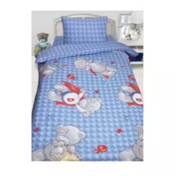 Постельное бельё 1.5 сп Teddy, размер 150х215 см, 145х210 см, 50х70 см - 1 шт