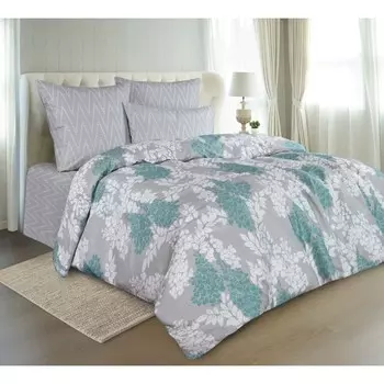 Постельное бельё 1,5 сп Wisteria grey, размер 150х214 см, 143х215 см, 70х70 см - 2 шт