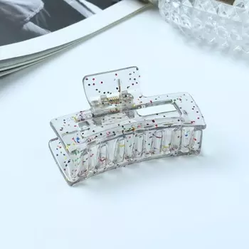 Крабик для волос «Айлин», прямой, 6.5 см, МИКС