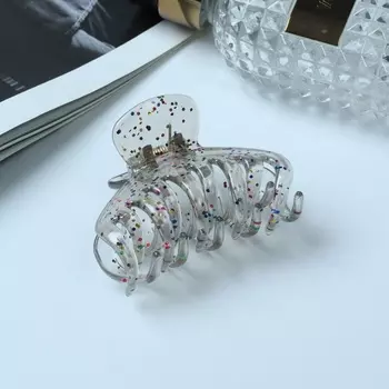 Краб для волос «Айлин», зубья, 6 см, МИКС