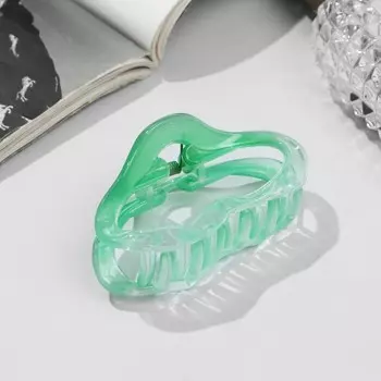 Крабик для волос «Альба», овал колор, 7 см, МИКС