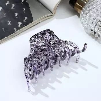 Краб для волос «Бетуль», трапеция, 9 см, МИКС