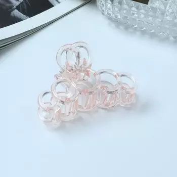 Краб для волос «Бриджит», кольца, 7 см, МИКС