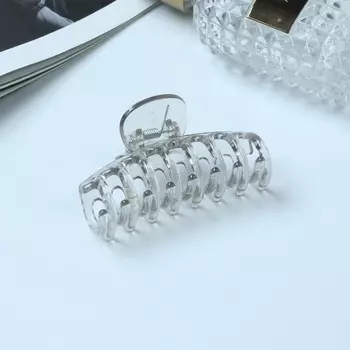 Краб для волос «Бриджит», зубья, 7 см, МИКС