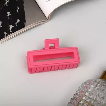 Краб для волос «Двойной», 6.5 см, МИКС