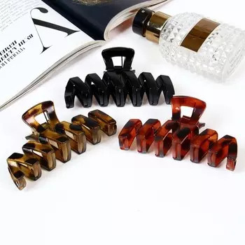 Краб для волос "Джуна" зигзаг, 9,5 см, микс