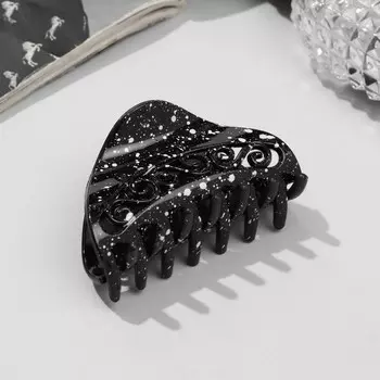 Крабик для волос «Флоранс», завитки, 6.5 см, МИКС