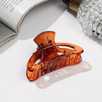 Краб для волос «Глянец», грация, 6.5 см, МИКС