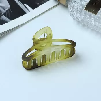 Крабик для волос «Кэнди», матовый петля, 6.5 см, МИКС