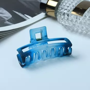 Краб для волос «Кэнди», матовый прямой, 7 см, МИКС