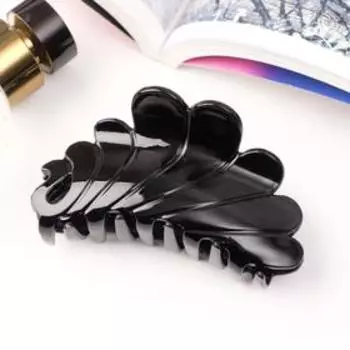 Крабик для волос «Классик», волны, 94 см, чёрный