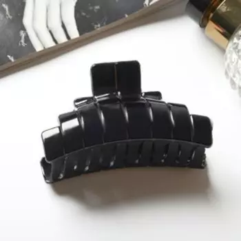 Краб для волос "Классика" 8 см полосы,