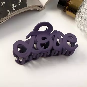 Крабик для волос «Классика», завитки люкс, 9 см, МИКС