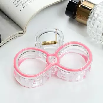 Краб для волос "Лилу" бантик, 9 см, микс