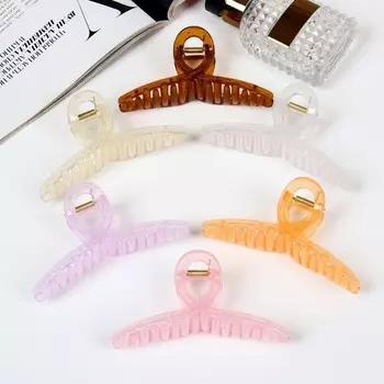 Краб для волос «Милица», петля, 10.5 см, МИКС