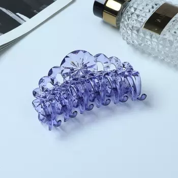 Краб для волос «Пейдж», дуга зубья, 9 см, МИКС