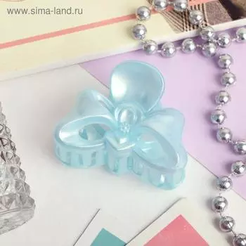 Краб для волос "Перелив" бантик - загадка 6 см, микс