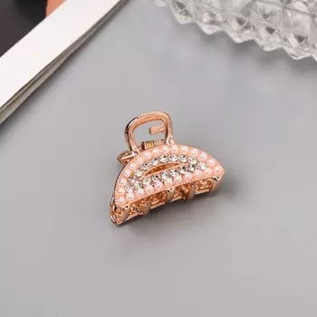 Крабик для волос «Вайолет», дуга, 2.5 см, золото