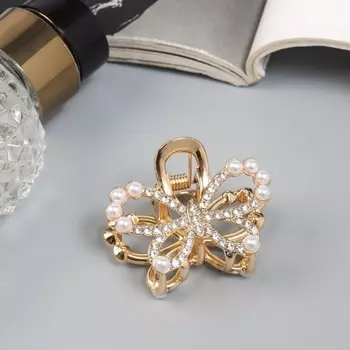 Краб для волос «Венера», 4 см, золото