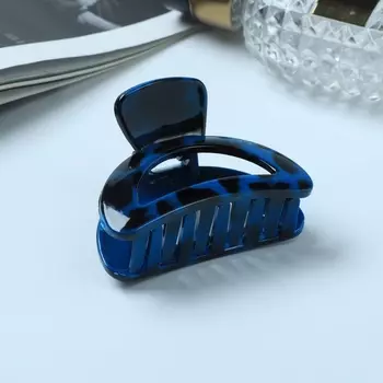 Крабик для волос «Виола», пятна, 6 см, МИКС