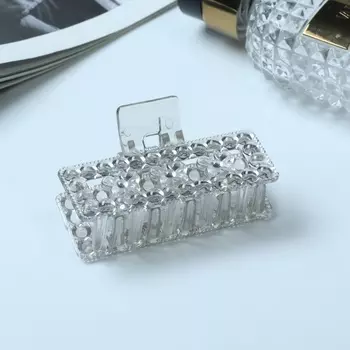 Крабик для волос «Вивьен», прямой, 7 см, МИКС