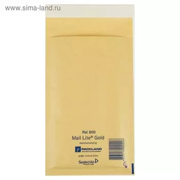 Крафт-конверт с воздушно-пузырьковой плёнкой Mail Lite, 12х21 см