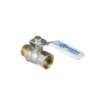 Кран шаровой Aquasfera Standard 1103-04, 1 1/4", PN 20, внутренняя/наружная, рычаг, никель