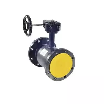 Кран шаровой BROEN Ballomax, КШТ 61.103.150.Р.25, Ду 150, PN 25, фланцевый, редуктор, сталь