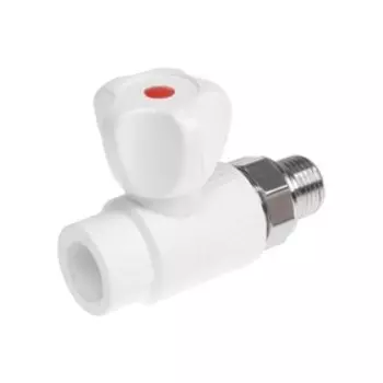 Кран шаровой для радиатора OTMO, 201/2", прямой, наружная резьба