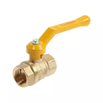 Кран шаровой газовый «ГАЛЛОП» DN-15 220, внутренняя/внутренняя резьба 1/2", ручка