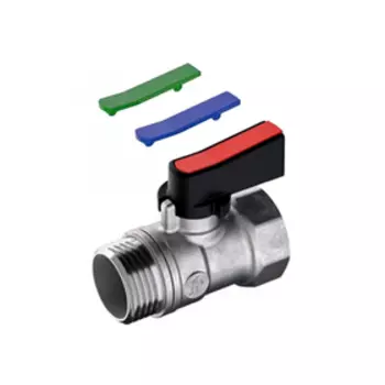 Кран шаровой Giacomini MINI R694, внутренняя/наружная резьба 1/2"