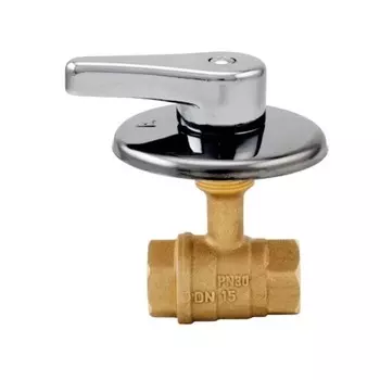 Кран шаровой ITAP 138, 3/4", внутренняя резьба, встраиваемый, флажок, латунь