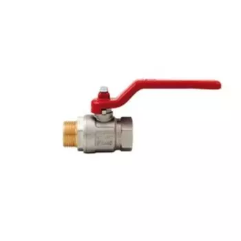 Кран шаровой ITAP IDEAL 091, 1/2", наружная/внутренняя, муфтовый, рычаг, никелированная лат