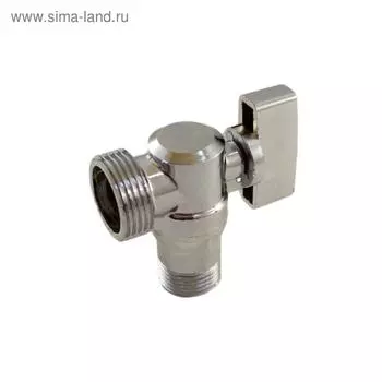 Кран шаровой STI, 1/2"x3/4", для бытовых приборов, хром