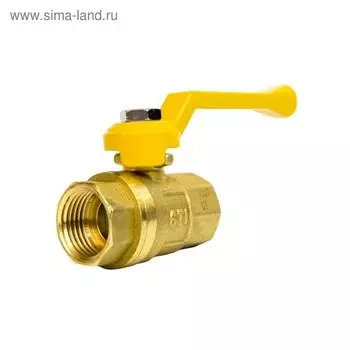 Кран шаровой STI ГАЗ, 1/2", внутренняя/внутренняя, рычаг, для газа
