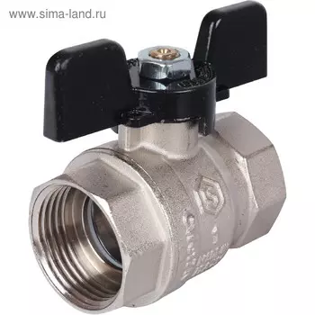 Кран шаровой STOUT SVB-0012-000015, 1/2", ВР/ВР, стандартнопроходной, бабочка