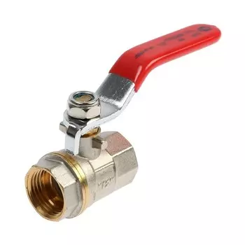 Кран шаровой STT, внутренняя/внутренняя резьба 1/2", ручка, никелированная латунь